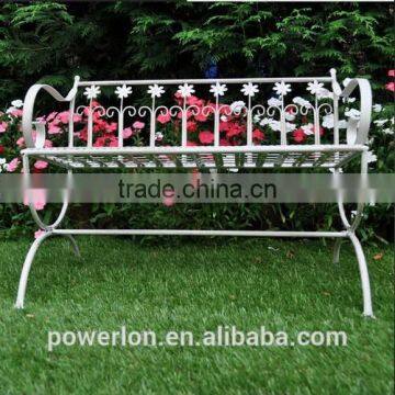 Outdoor Garden Antique Decorative Metal Benches photo-3