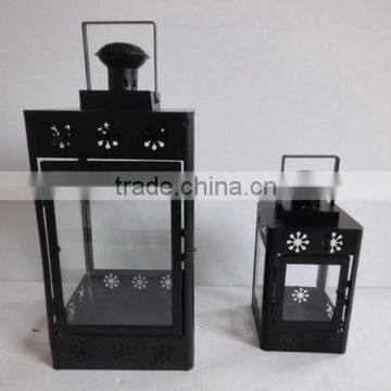 black candle lantern, metal candle lantern ,garden lantern