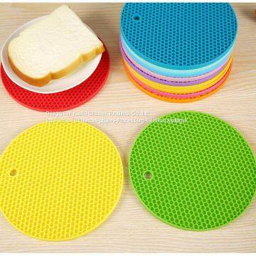 Silicone Honey Comb Design Dish Bowl Mat photo-5