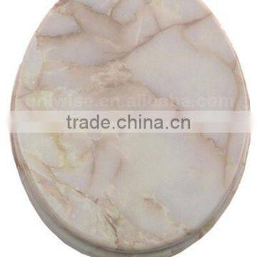 Marbleized Wood Toilet Seat Cover Black, Marbleized MDF Moulded Toilet Seat, Marbleized Wood Toilet Seat Cover photo-2