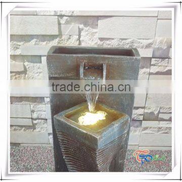 Polyresin LED Light Indoor Water Feature For Home Decoartion photo-2