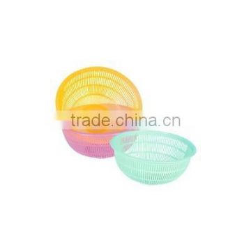 high quality cheap price small plastic food basket/round plastic basket/plastic baskets with hole