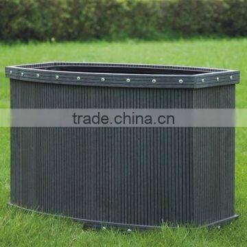 Environmentally friendly garden furniture WPC wood plastic composite flower pot flower box for outdoor decorations