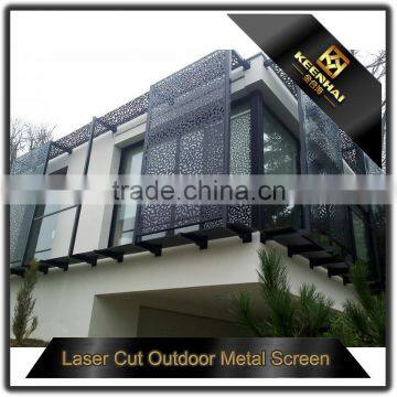 Stainless Steel Decorative Perporated Laser Cut Outdoor Metal Screen photo-3