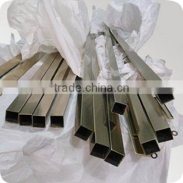 304 Golden Decorative Stainless Steel Pip Tube in Good Price photo-2