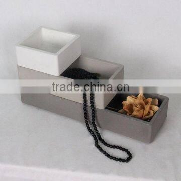 Hot New Product Home Decor Unique Cosmetic Container and China Supplier Concrete Eco Friendly Cosmetic Containers photo-2