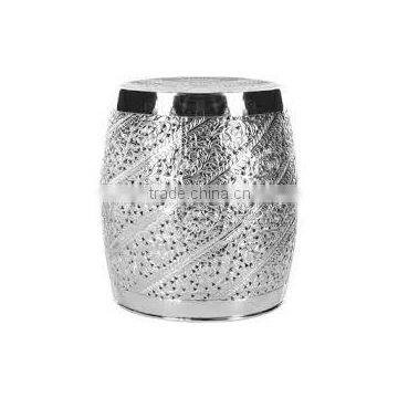 Hand Hammered Modern Side Table photo-3