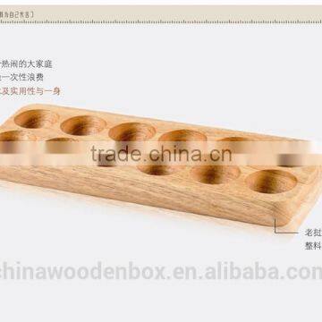 Eco-friendly High Grade Custom Wood Egg Tray photo-4