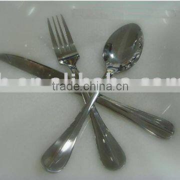 stainless stee spoon fork and knife set