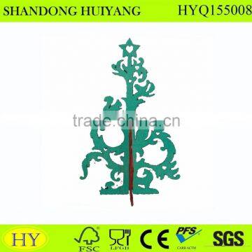 Christmas decoration DIY laser carved wood tree