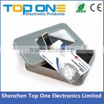 Custom Logo 4gb Credit Card Usb Flash Drive , Promotional Business Plastic Card USB Flash Stick photo-5