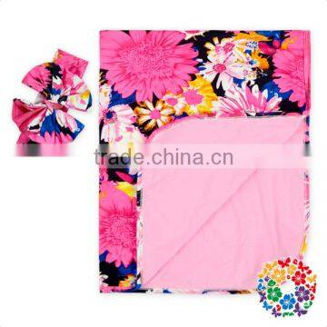 Double Layers Floral Newborn Baby Infant Swaddle Blanket photo-4