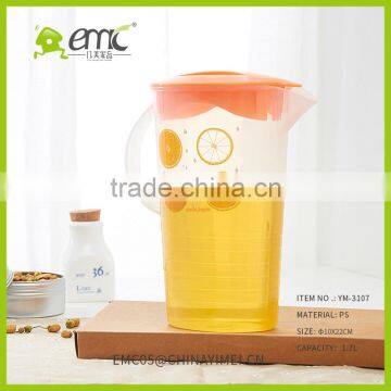 PP Cold Kettle With Lid Transparent Water Bottle Juice and Tea Bottle photo-3