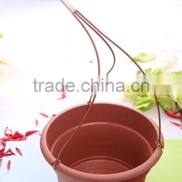 Wholesale Useful Plastic Flower Pot With Hanger/Useful Plastic Plant Pot With Hanger photo-3