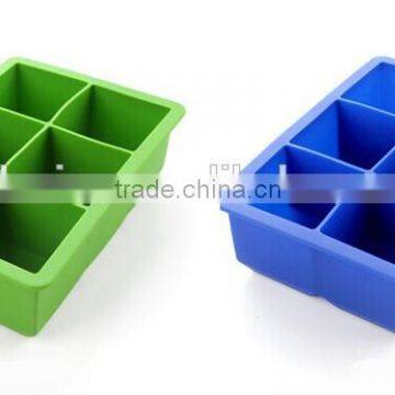 Summber Ice Cube Tools 6 Cavity Silicone Square Ice Cube Tray photo-2