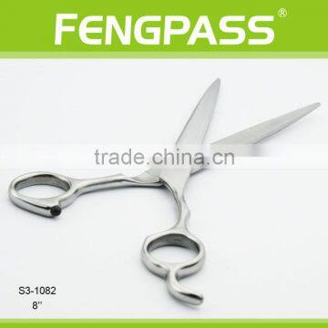 S3-1082 8" Inch 2CR13 Stainless Steel With PP Handle Hairdressing Barber Scissors photo-3
