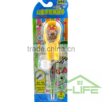 Korean Cute Cartoon 304 Stainless Steel Baby Training Chopsticks