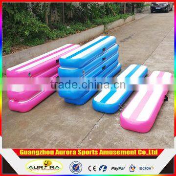 DWF Inflatable Air Mat With Gymnastic Tumble Track Air Beam Balance Mat For Sale