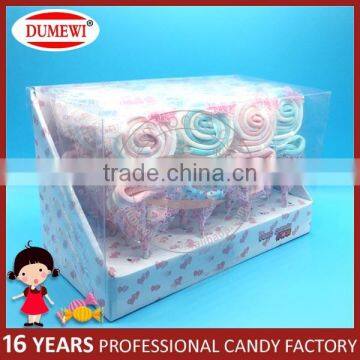 Long Marshmallow Belt Candy Twist Marshmallow Lollipop photo-5