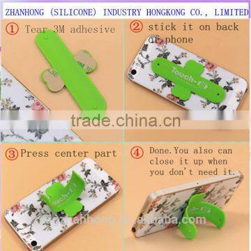 Custom Color Printing Silicone Mobile Phone Stand photo-6