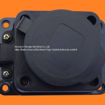 Rubber Three Way Waterproof Socket Outlet (6310E) photo-3