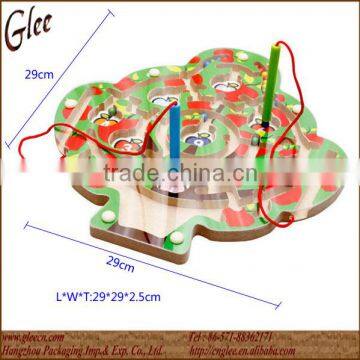 Kids Education Wood Magnetic Maze photo-2