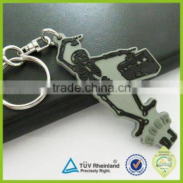 Nice 2d Rubber Custom Shaped Cross Keyrings photo-4
