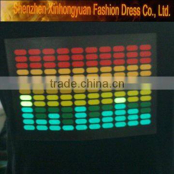 fashion custom led sound activated shirts