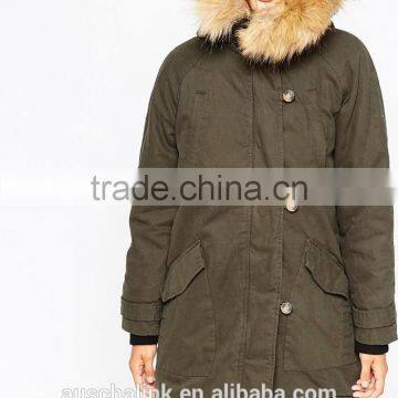 OEM Service Women Cheap Winter Keep Warm Parka Coats photo-2