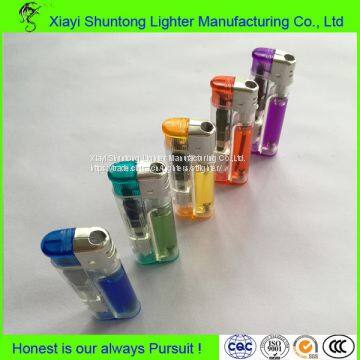 Gas Style Wholesale Transparent Plastic LED Lighter photo-4