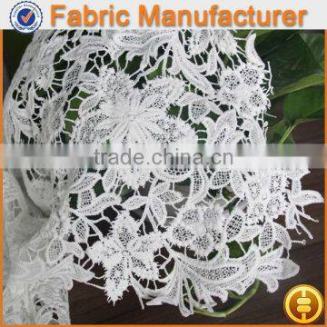 new fashion textile 100 %polyester guipure chemical lace fabric high ponytail full lace wigs