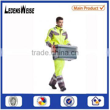 2017 OEM unisex Anti-static Uniform one piece work wear fire-fighting protection safty work set coverall clothes high Quality