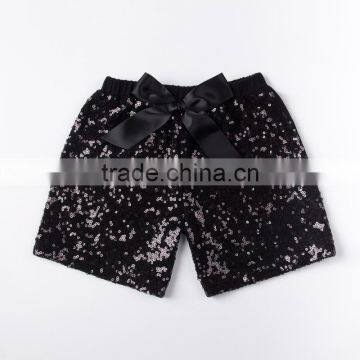 Wholesale Plain Baby Clothing Summer Girls Hot Shorts Elastic Waist Baby Sequin Shorts photo-4