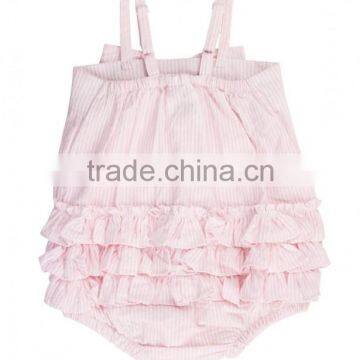 Boutique Baby Clothes 2017 Hot Sale Cotton Stripe Kid Clothing Pink Baby Clothes Romper Newborn photo-3