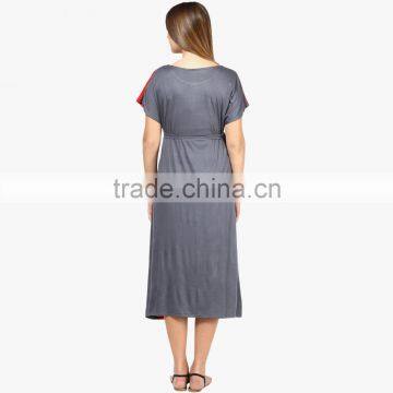 100% Cotton Maternity Clothes Wear Dresses Wholesale for Pregant Women photo-2
