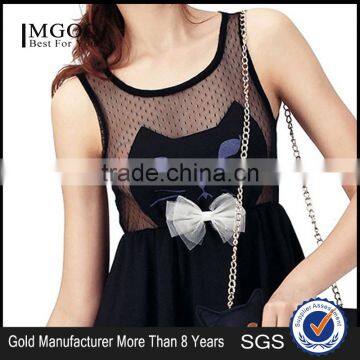MGOO 2015 Custom Design Cheap Price Sexy Transparent Dress Mini Short Dress Hot Party Dress for Lady #25206124 photo-4