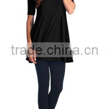 Fashion Womens Clothes Short Sleeve Swing Dress Tunic Tops for Women 2016 photo-2