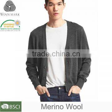 Men cashmere cardigan wholesale, fashion mens cardigan sweaters