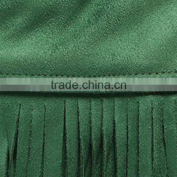 Dongguan Yihao 2015 Fashion Style High Quality Faux Suede Skirt With Tassel Fashional Suede Leather Skirt