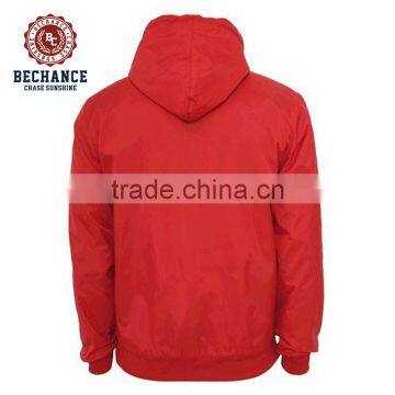 PQ289 Wholesale Supply Type OEM Service Red Windbreaker Jacket for Men photo-2