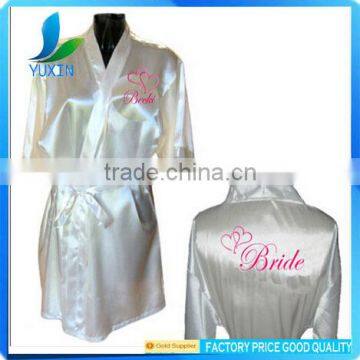 Japanese wedding robe chinese silk robe ,Satin Night Dress ND012