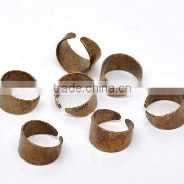 Custom Copper Tone Ring Base Blank Findings photo-2
