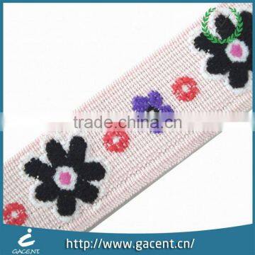 Beautiful Webbing Product Polyester Elastic Jacquard Tape photo-4
