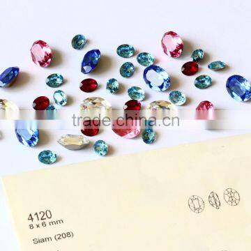 Point Back Rhinestone Sew On Rhinestones, Point Back Sew-on Stone Crystal photo-3