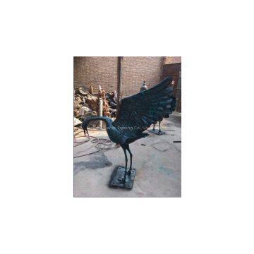 Color Variegated Porcelain Red-Crowned Crane,Graceful Art Porcelain Status,Home Decor Porcelain Arts & Crafts photo-3