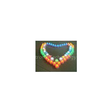 Customized ABS plastic flickering LED candles of flashing seven colors