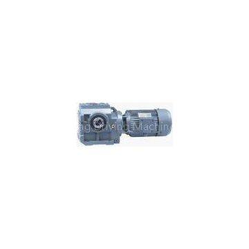 Hollow Shaft Helical Worm Gear Motor Gearbox With Cast Iron Housing , High Efficiency