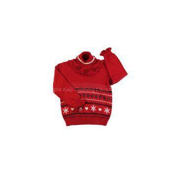 superior craftsmanship christmas jacquard competitive price wool sweater