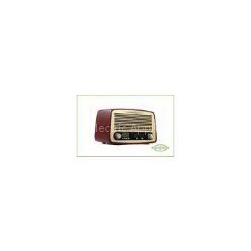 Wood Retro Cabinet 12/24h Alarm Clock Radio Multifunction Digital Radios