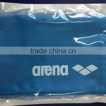 Arena candy blue suede microfiber towel ,microfiber fitness towel